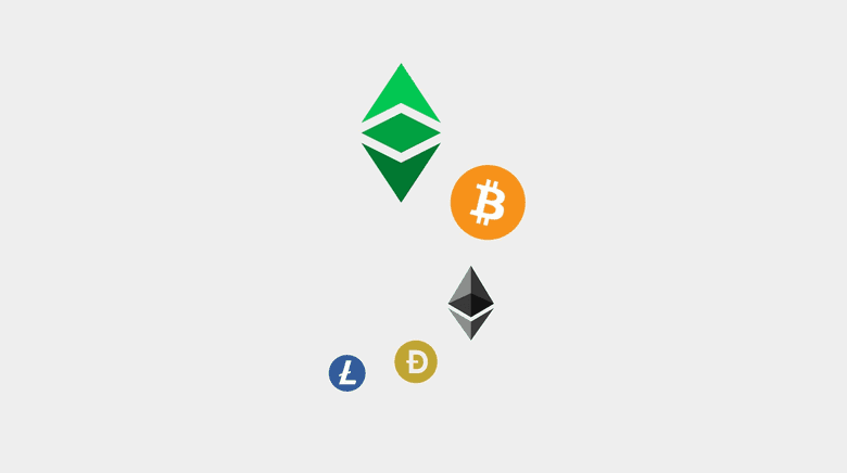 Ethereum Classic, Bitcoin, Ethereum, DogeCoin, Litecoin. Ethereum Classic, Bitcoin, Ethereum, DogeCoin, Litecoin.