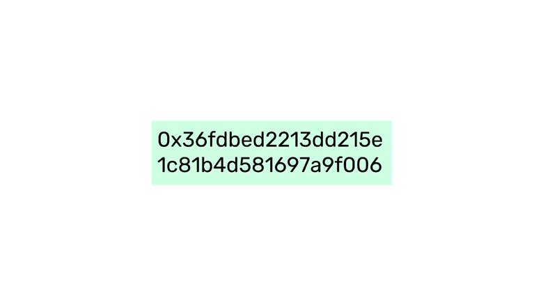 Addresses Addresses